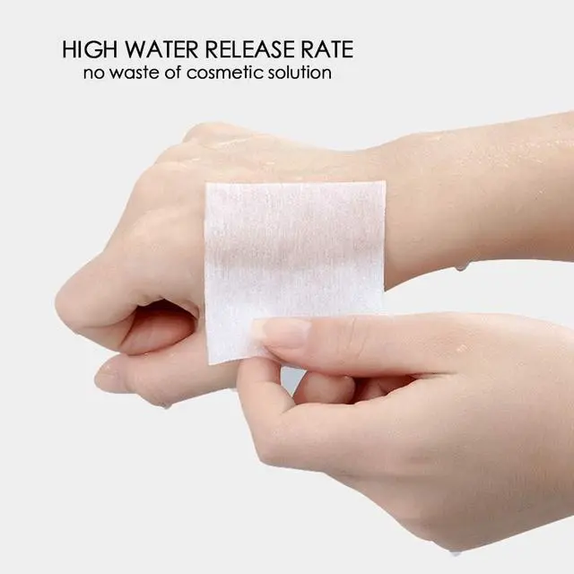 Alt view image 2 of 6 - 1000PCS Ultra Thin Makeup Remover Cotton Pads Perfect for Face Lips Eyes Nails Polish Makeup Remover Cleansing and Daily Skin Care, Square, Lint