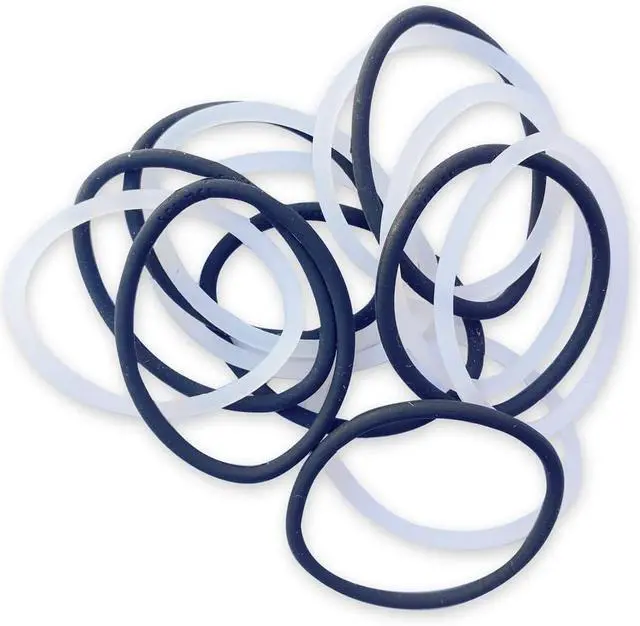 Alt view image 2 of 5 - Scunci No-Slip Grip The Evolution Hair Ties, Black 14 ea