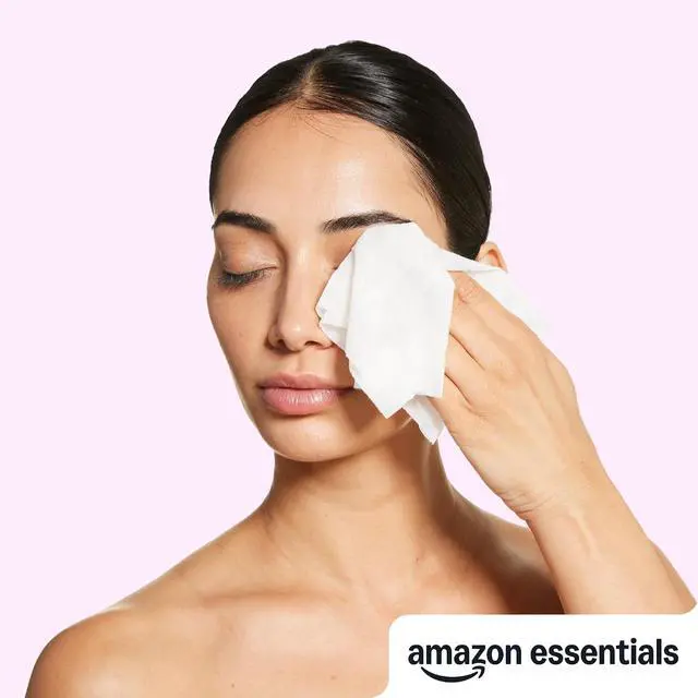 Alt view image 5 of 6 - Amazon Essentials Rose Water Cleansing Towelettes, Gentle, Dermatologist Approved, Suitable for Sensitive, Normal, or Oily skin types, 40 Count, Pack of 1