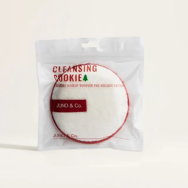 Alt view image 2 of 5 - JUNO & Co. Reusable Makeup Remover Pad, Washable Face Cleansing Pad Red
