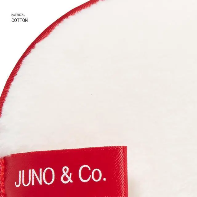 Alt view image 4 of 5 - JUNO & Co. Reusable Makeup Remover Pad, Washable Face Cleansing Pad Red
