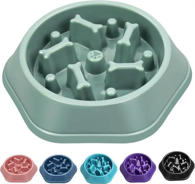 Main image of UPSKY Slow Feeder Dog Bowl Anti-Chocking Slower Feeding Pet Puzzle Bowls | Interactive Bloat Stop Dog Food Dishes, Non-Slide Dogs Lick Treat for Small Medium, Slow-Eating Maze Design, Easy to Clean