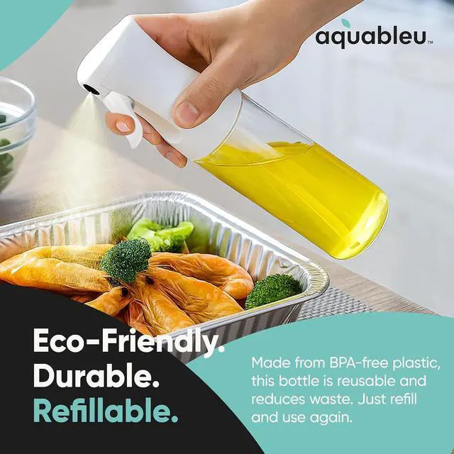Alt view image 6 of 7 - Aquableu Spray Bottle for Hair Continuous Mist Spray Bottle for Hair Care, Styling, Cleaning, Plants, Pets & Essential Oils (Clear, 6.76oz/200ml)