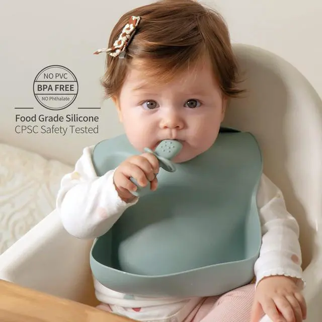 Alt view image 4 of 7 - SAMiGO Silicone Baby Spoons Self Feeding 6+ Months, Infant Utensils, 3 Pack | First Stage Spoons, Baby Led Weaning Supplies, Feeding Eating Essentials, Starting Solid Food Must Haves, Toddler Spoons