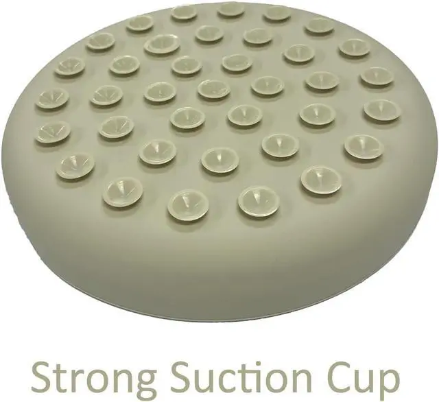 Alt view image 4 of 6 - Slow Feeder Bowls for Dogs and Cats, 7.9inch Slow Down Bowl with Suction Cups, Puzzle Pet Bowls Non-Slip Design Dishwasher Microwave Safe (Beige)