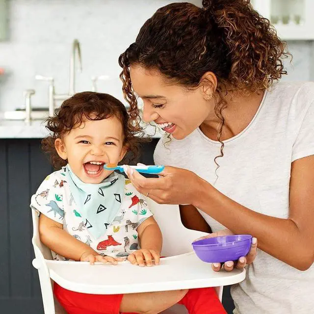 Alt view image 6 of 6 - Munchkin® Love-a-Bowls 10 Piece Baby Feeding Set, Includes Bowls with Lids and Spoons, Multicolor