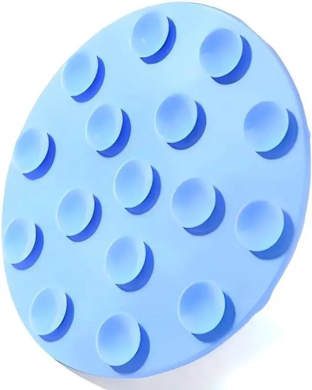 Alt view image 4 of 6 - Slow Feed Dog Bowl with Detachable Silicone Insert 2-in-1 Pet Food & Water Bowl, Anti-Bloat Design, 170mm Diameter, 190mm Base (Sky Blue)