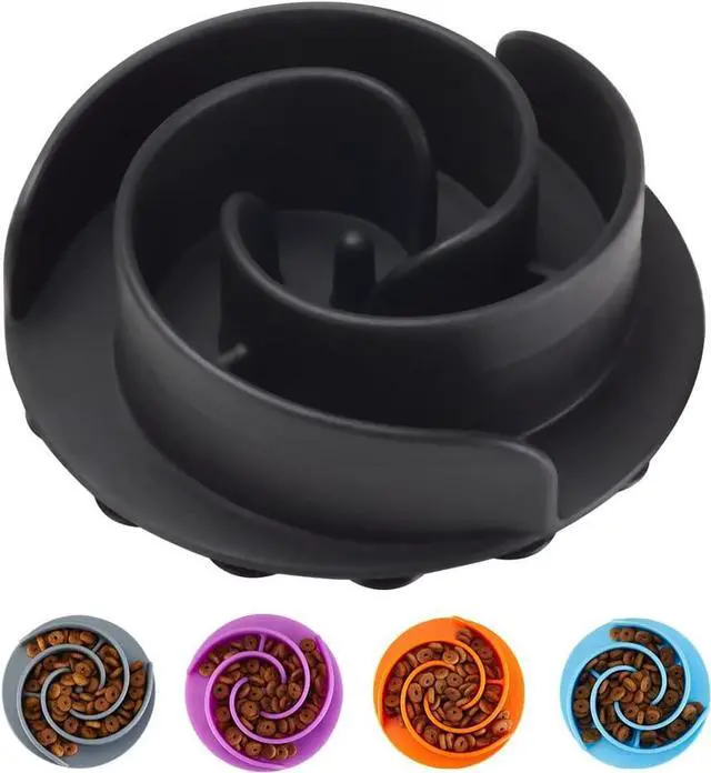 Main image of Slow Feeder Dog Bowls Insert, Animire Soft Silicone Slow Eating Dog Food Bowl for Small, Medium and Large Dogs, Compatible with Regular and Elevated Bowls