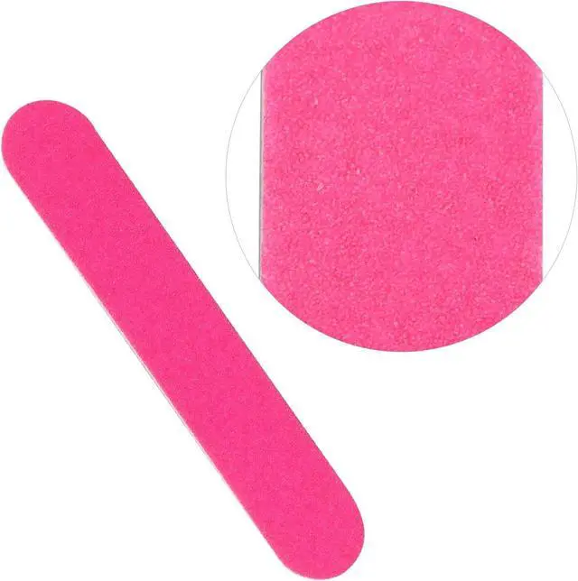 Alt view image 2 of 6 - Tbestmax 200 Disposable Mini Nail File Bulk 3.4 inch Double Sided Emery Boards for Fingernail Tools 150 Grit
