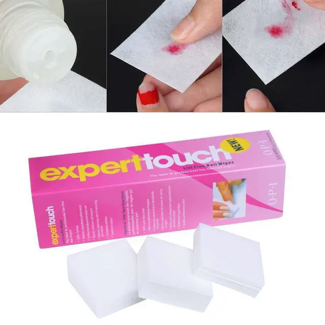 Alt view image 4 of 7 - 975 Pieces Lint Free Nail Art Gel Polish Remover Cotton Pad Nail Wipe With 1 Pcs Cuticle Double Head Pusher Remover Tool