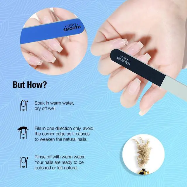 Alt view image 3 of 7 - 24PCS Nail Files for Natural Nails Emery Boards 4Ways 180 240 1000 4000Grit | 4-in-1 Function: Shorten, Shape, Smooth, Polish. Professional Nail File and Buffer. Good Quality by Fine Grit made.