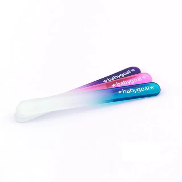 Alt view image 3 of 5 - babygoal Newborn Baby Nail File 3 Pack with a Pouch, Genuine Czech Float Glass, Baby Gift for Newborns, Toddlers, Infant, Babies & Young Children by Babygoal 3NF01