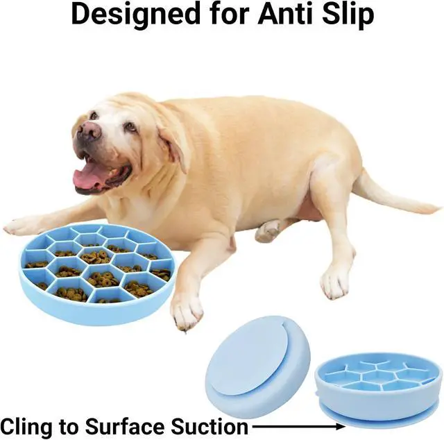 Alt view image 4 of 7 - Mr. Peanut's Interactive Slow Feed Dog Bowl, Fun Healthy Bloat Stop Feeder (Medium)
