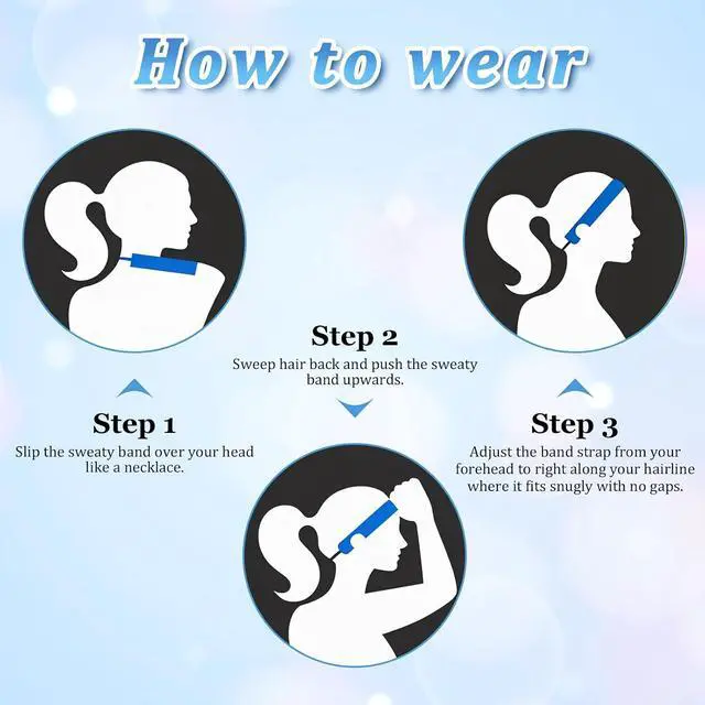 Alt view image 4 of 7 - 5 Pcs Glitter Running Headbands, Elastic Shiny Headbands Women | Adjustable Headband Stretchy Sparkling Hair Accessories Non-Slip Sports Headband for Teen Girl Party Favors Yoga Athlete