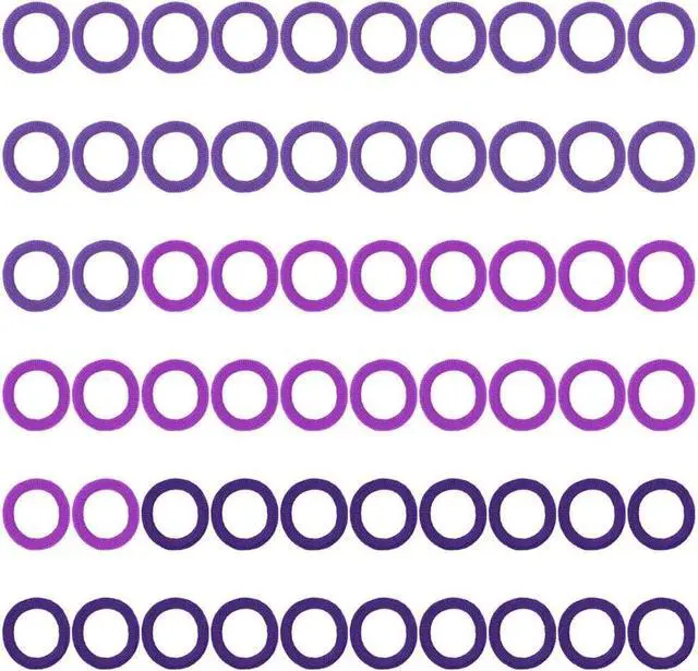 Main image of Bulk Hair Ties One Set Hair Scrunchies for Women Girls Elastics Ponytail Holder Bobbles Soft Scrunchies for Women Hair Bands Hair Ties Purple, 1 Pack