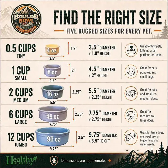 Alt view image 5 of 7 - Pet Crock Bowl Thick Durable Plastic Non-Tip Food & Water Dish for Small Dogs, Cats, Birds, Lizards & Other Small Animals Indoor/Outdoor Chew Resistant, Easy Clean (Beige, .5 Cup (4oz))