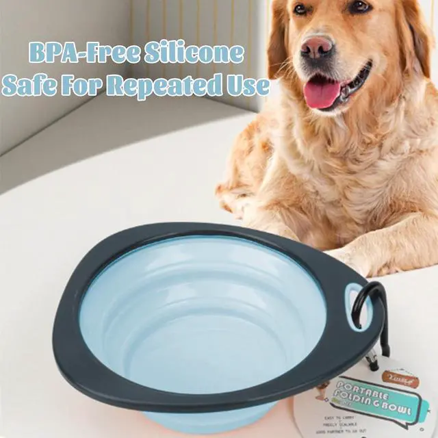 Alt view image 5 of 7 - Collapsible Dog Bowls,Portable Dog Water Bowl,Travel Dog Bowls
