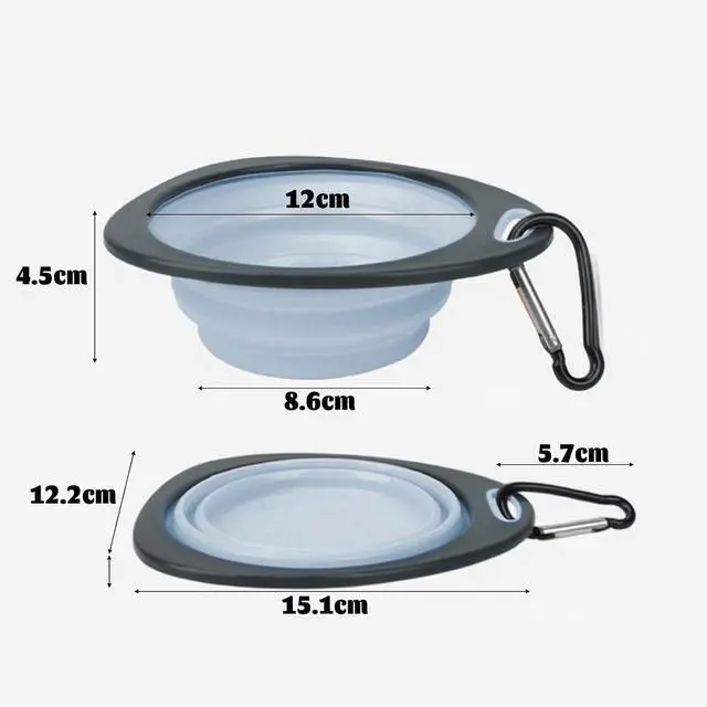 Alt view image 6 of 7 - Collapsible Dog Bowls,Portable Dog Water Bowl,Travel Dog Bowls