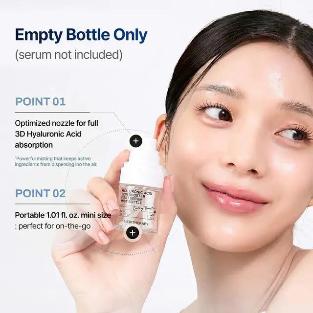 Alt view image 3 of 4 - MEDITHERAPY Refillable Empty Mist Spray Bottle 1.01 fl. oz. (Serum Not Included)