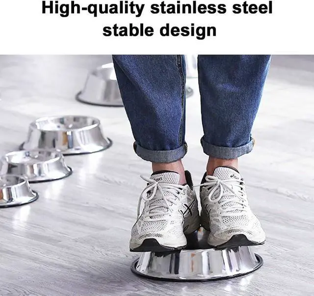 Alt view image 5 of 7 - Stainless Steel Dog Bowls, 2.2 Cup Cat Bowl with Rubber Base for Cats, Puppy