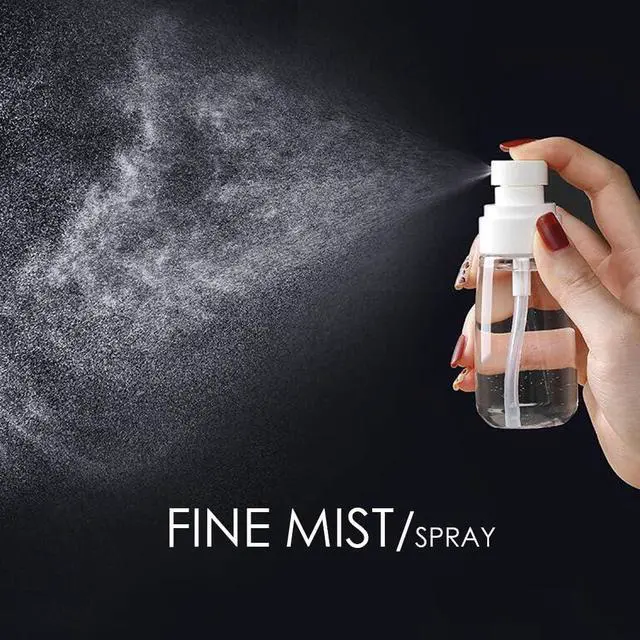 Alt view image 3 of 7 - Cosywell Travel Spray Bottle TSA Approved 3.4oz Fine Mist Spray Bottles | 3 PCS Empty Cosmetic Travel Containers, Plastic Hair Spray Bottle, Sprayer for Perfume, Skincare, Makeup Lotion (3color)