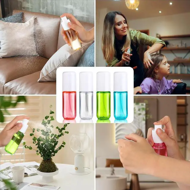 Alt view image 7 of 7 - Aeibxiy Small Spray Bottle Travel Size 1.35oz 40ML, Fine Mist Plastic Spray Bottles, Refillable Empty Spray Bottle for Toners, Perfume, Face& Hair Spray