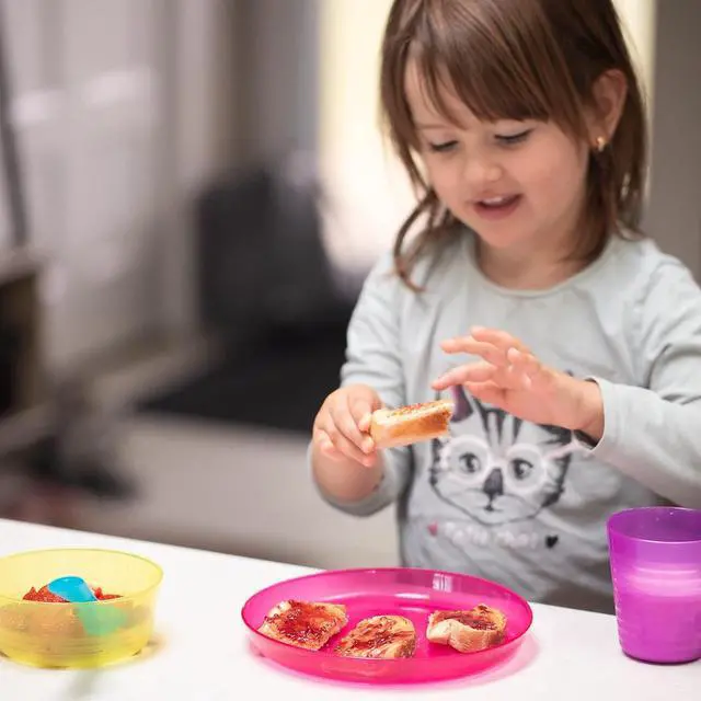 Alt view image 3 of 7 - Kids Plastic Dinnerware Set of 6 Multi Color Cups/Tumblers - Reusable, BPA-Free, Dishwasher Safe and Microwaveable
