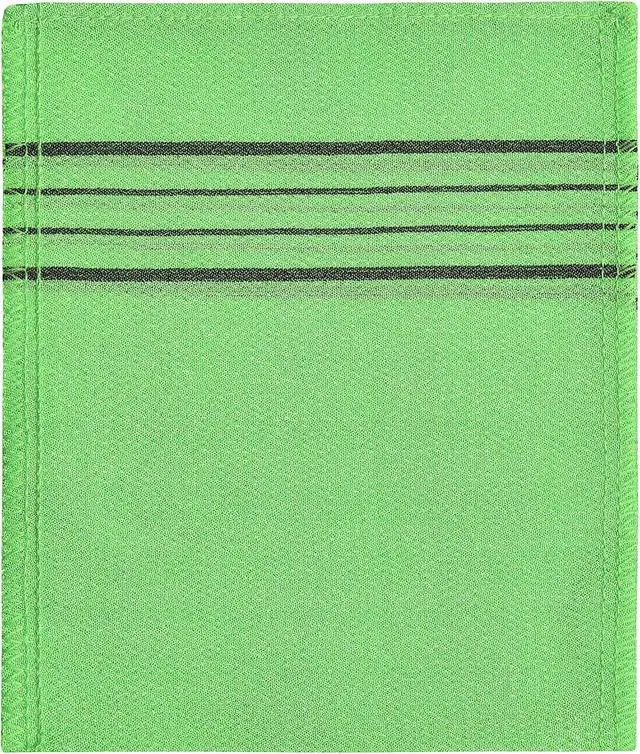Alt view image 4 of 7 - Quality Korean Bath Exfoliating Washcloth Body Scrub Towels. Made in Korea (Green, 3 Pcs)