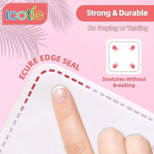Alt view image 2 of 7 - 200-Count Eye Cotton Pads 100% Cotton Ultra Soft Square Cotton Pads, Spunlace Purely Physical Technology, Makeup Remover Pads for Facial Cleansing on All Skin Types
