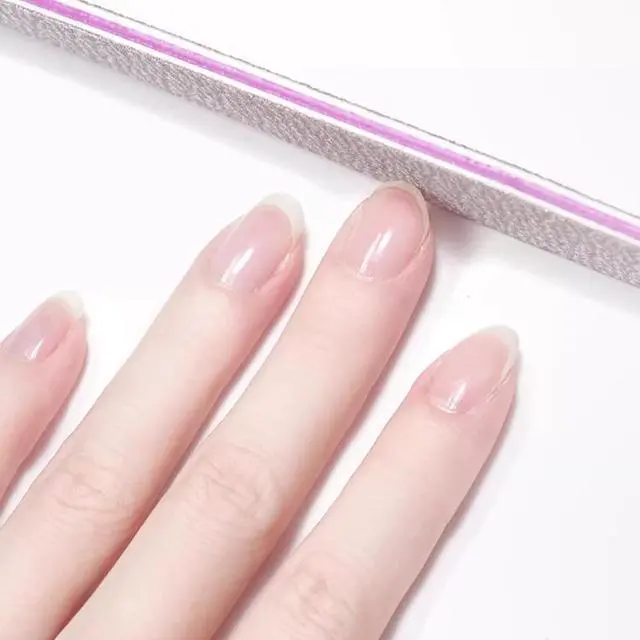 Alt view image 6 of 6 - 21 Pcs Nail File 80/80 Grit Nail File,Gray Double Sided Emery Boards | Professional Nail Files for Natural and Acrylic Nails