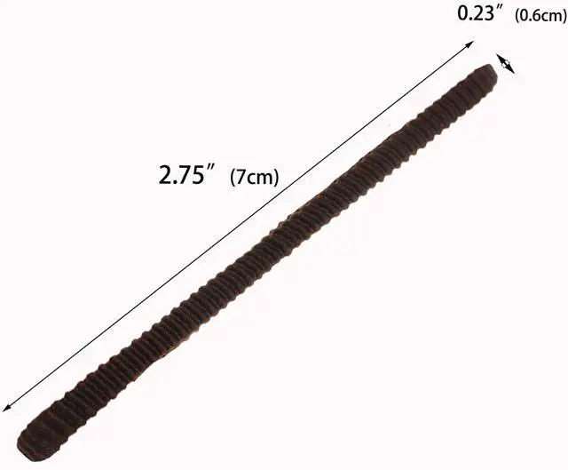 Alt view image 4 of 5 - 100 Pack Nylon Small Hair Ties Seamless Ponytail Holder Toddlers Baby Girls' Hair Elastics