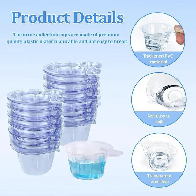 Alt view image 3 of 7 - 140 Pack 40 ml Disposable Resin Mixing Cups with Spouts, Clear Plastic | Multipurpose Dispensing Cup, Clear Cups, Disposable Measuring Cups, For Mixing Paint, Jewelry Making, Art Crafts, DIY