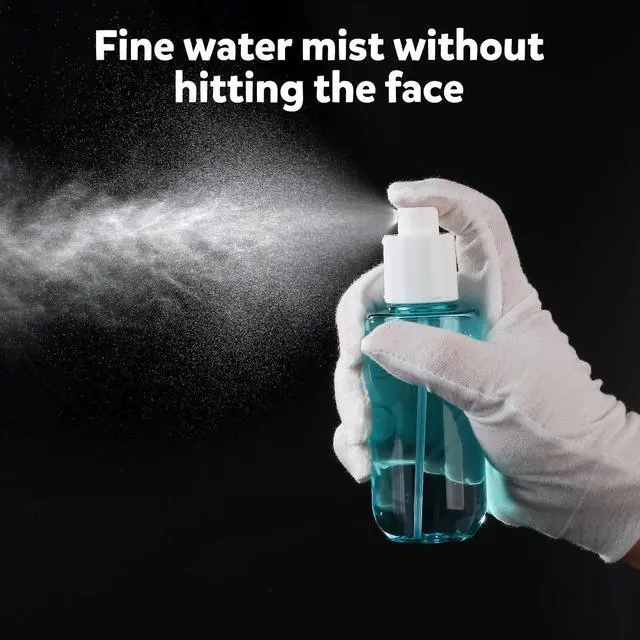 Alt view image 4 of 7 - Bynccea Small Spray Bottle Travel Size 3.4oz/100ml Plastic Mini Bottle Set - Fine Mist Mini Empty Spray Bottles - Refillable Spray Bottles for Cleaning Solutions, Perfume, Liquid Cosmetics