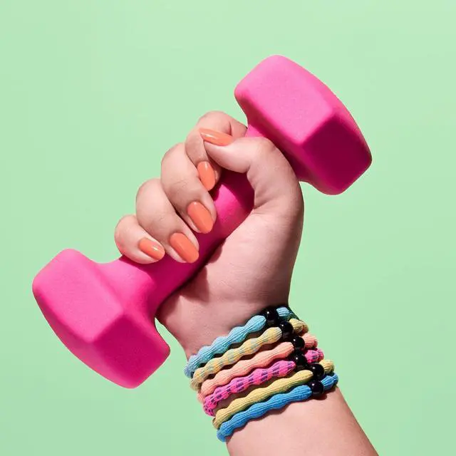 Alt view image 3 of 6 - Goody Ouchless Forever Hair Elastics-10 Ct,Assorted Neon,Damage-Free Bands,3X Stronger Hair Ties,Retainable Shape,16 Strand Inner Core,Hair-Accessories for Women&Men,All-Hair Types,(Pack of 2)