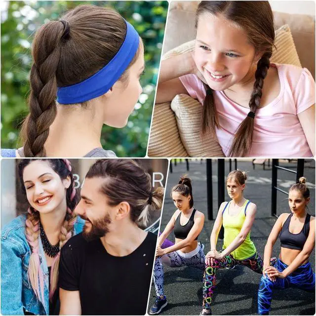 Alt view image 7 of 7 - Anezus 250 Pcs Black Elastics Small Hair Ties Elastics Small Hair Rubber Bands Accessories Ponytail Holders for Women Girls Baby Toddlers Men with Thick Straight Curly Hair, 3 mm