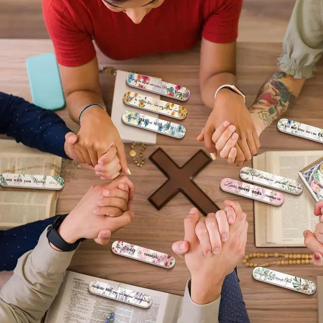 Alt view image 4 of 7 - 30 Christian Gift for Women Bible Verse Emery Board Nail Files Bulk | Religious Gift for Teachers Employees Staff, First Communion Church Gifts, Bible Scripture Inspirational