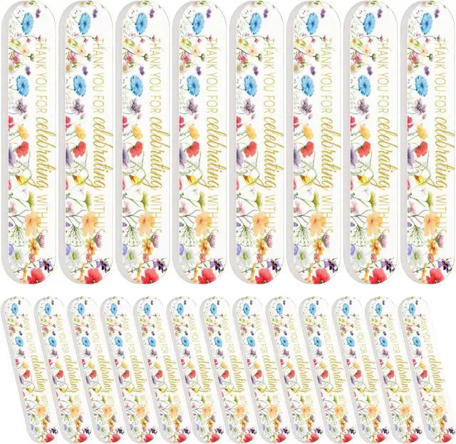 Main image of 30 Pcs Wildflower Wedding Party Favors Nail Files Bulk for Guests | Wedding Welcome Bag Stuffers, Emery Boards for Bachelorette Gifts, Floral Design, Bridal Shower Party Favors