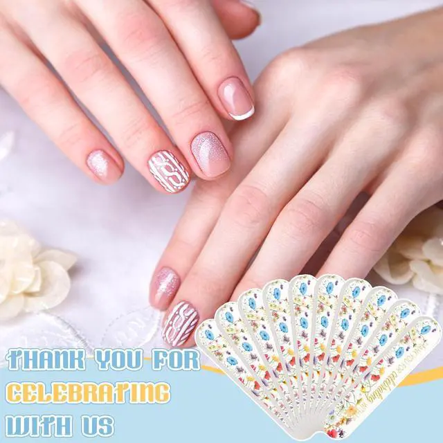 Alt view image 3 of 6 - 30 Pcs Wildflower Wedding Party Favors Nail Files Bulk for Guests | Wedding Welcome Bag Stuffers, Emery Boards for Bachelorette Gifts, Floral Design, Bridal Shower Party Favors