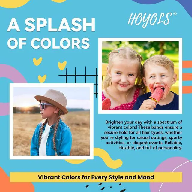 Alt view image 5 of 7 - HOYOLS Hair Rubber Bands, 1500 Pcs Colorful Mini Elastic Hair Ties | Soft TPU Mini Elastics in Rainbow Colors, Gentle No-Pull Hold for Braids, Ponytails and Daily Styling for Women and Teens