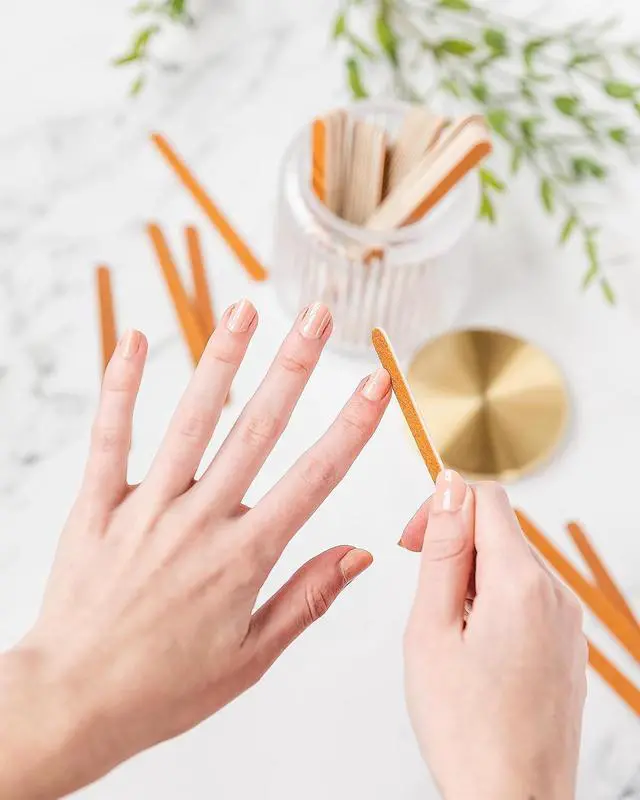 Alt view image 5 of 7 - Amazon Basics Double Sided Nail Files Emery Boards for Natural Nails, Nail Care, Home and Salon Use, Pedicure, 50 Count, Brown