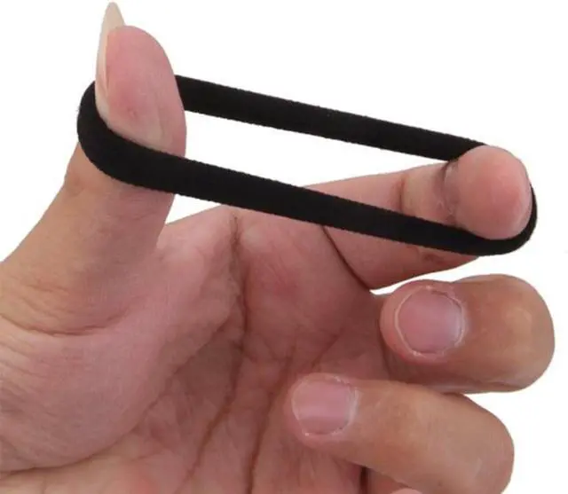 Alt view image 6 of 7 - J-MEE Hair Bands Hair ties for Thick Hair 100PCS Seamless Cotton Simply Ponytail Holders Headband Scrunchies Hair Accessories No Crease Damage (Neutral Colors)