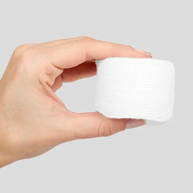 Alt view image 4 of 6 - Amazon Basics Hypoallergenic Cotton Rounds for Makeup Removal and Skincare, 100 Count, 1 Pack
