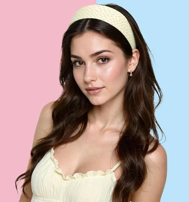 Alt view image 6 of 7 - Zupro 6Pcs Rustic Style Women's Headbands, Soft Stretchy Fabric Hair Bands | Elastic Sweat Hairbands, Non Slip Cute Trendy Hair Accessories, for Yoga Workout Running Sports & Daily Short Hair Fixing