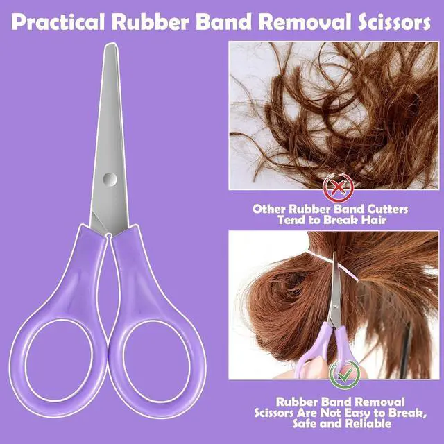 Alt view image 6 of 7 - 36 Colors Hair Rubber Bands for Hair, 2500 Pcs Elastic Hair Bands with 11 Hair Styling Tools, Colorful Elastic Hair Ties Toddler Hair Accessories for Girls Kids