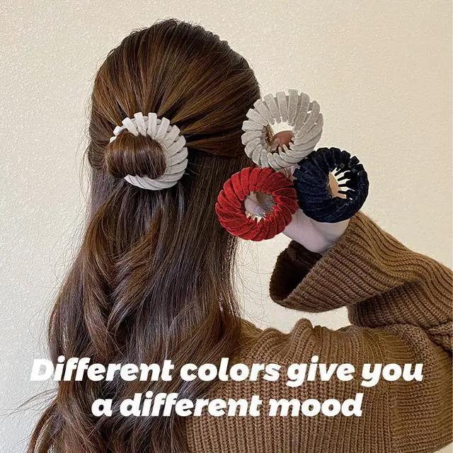 Alt view image 4 of 7 - Sizobi Bird Nest Magic Hair Clip, Hair Accessories for WomenHair Ties | Bun Maker Scrunchies for Thick Thin Hair,Hair Clips for Women,Ponytail Holders