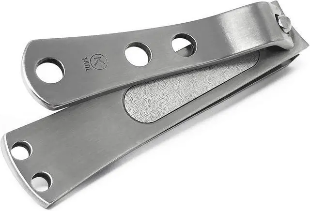 Alt view image 3 of 6 - KOHM Curved Nail Clippers with Nail File (in Build) - Heavy Duty Stainless Steel Toe Nail Nippers Tool for Men, Women, Seniors & Adults