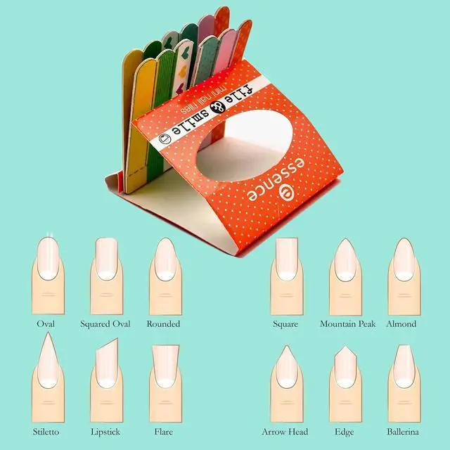 Alt view image 3 of 7 - P2P Nails Mini Nail File and Emery Board Manicure Set | Double-sided files shape and smooth natural or artificial nails, compact for purse or travel, nail manicure kit for girls