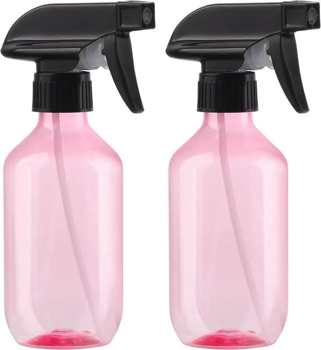 Main image of Spray Bottles 2 Pack 10 oz Small Plastic Squirt Bottles for Hair | Refillable Empty Spray Bottle with Adjustable Nozzle BPA-Free Mist/Stream Water Spray Bottles for Cleaning, Plants, Pet Use