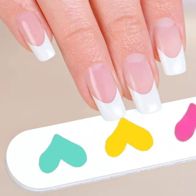 Alt view image 6 of 7 - P2P Nails Mini Nail File and Emery Board Manicure Set | Double-sided files shape and smooth natural or artificial nails, compact for purse or travel, nail manicure kit for girls