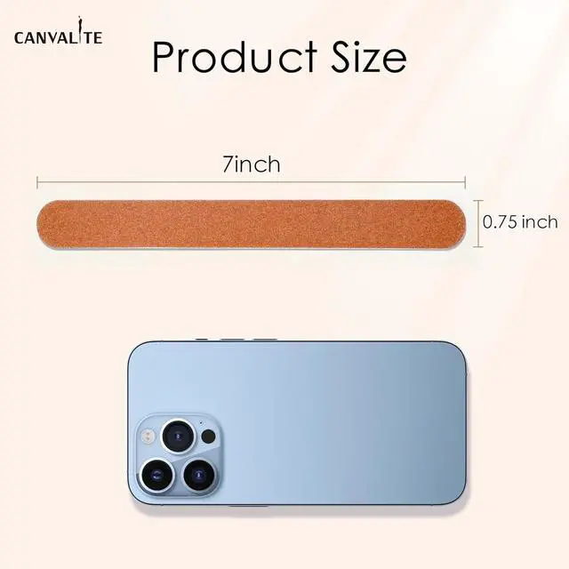 Alt view image 4 of 7 - Canvalite Nail File Large Emery Boards for Nails, 180 Grit Nail Files for Natural Nails, Thin Emory Nail File Pack Manicure Tool for Home Use 12PCS